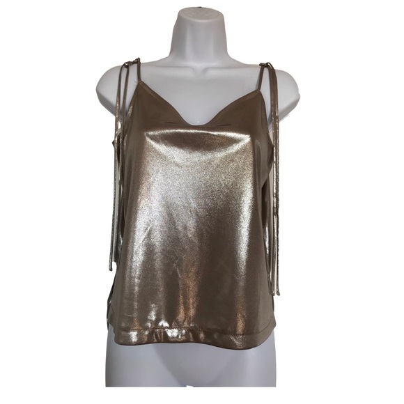 Topshop strappy Lame camisole - Picture 1 of 2